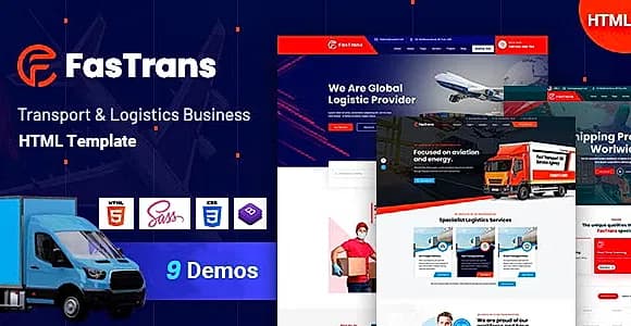 Fastrans - Transportation & Logistics HTML Template