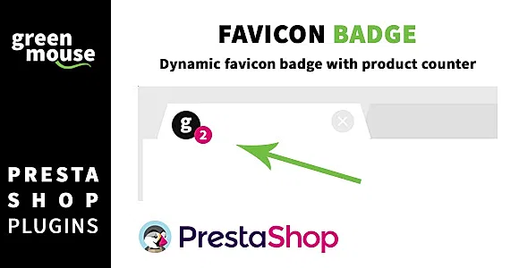 Favicon badge with product counter for Prestashop