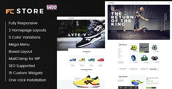 FcStore WordPress Theme
