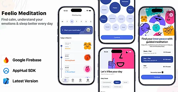 Feelio Meditation - iOS App Source Code