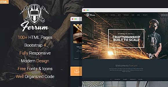 Ferrum - Welding And Metal Works HTML Template