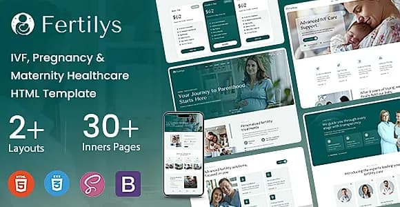 Fertilys – IVF, Pregnancy & Maternity Healthcare HTML Template