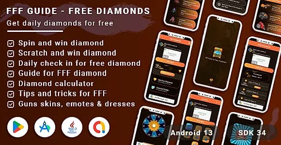FFF Guide - Free Diamonds(Android 13 + SDK 34)