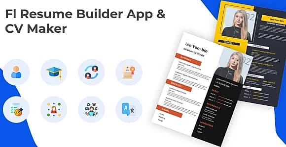FI Resume Builder App, CV maker (New)