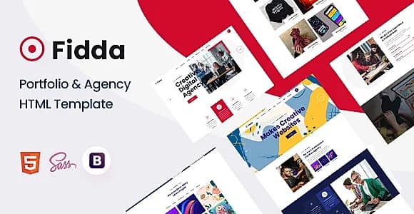 Fidda - Portfolio & Agency HTML5 Template