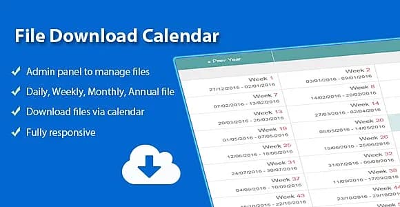 File Download Calendar