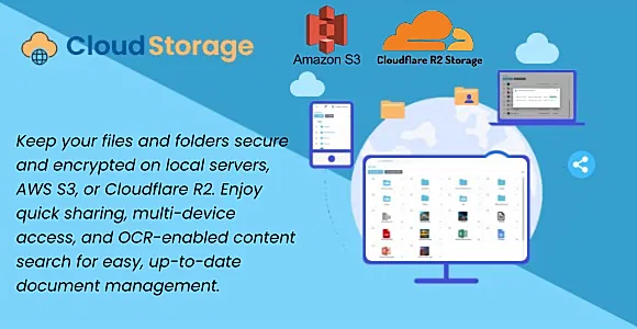 File Manager and Cloud Storage with OCR
