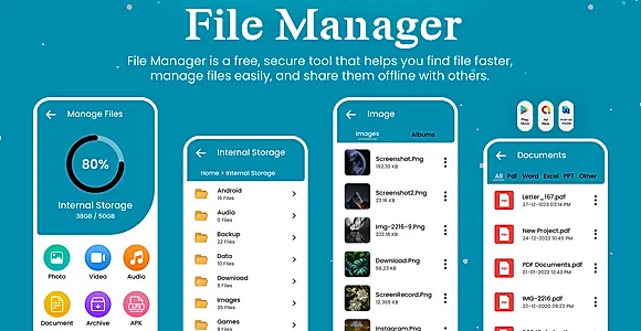 File Manager - Manager File And Folder - File Explorer - Storage Analyze - Directory Explorer