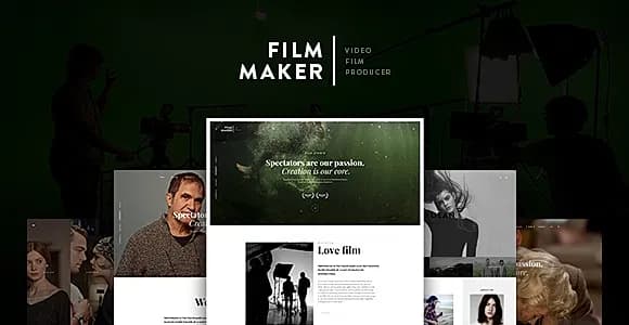 FilmMaker Drupal 8 Theme Movie Production - Video Blogger - Creative Agency