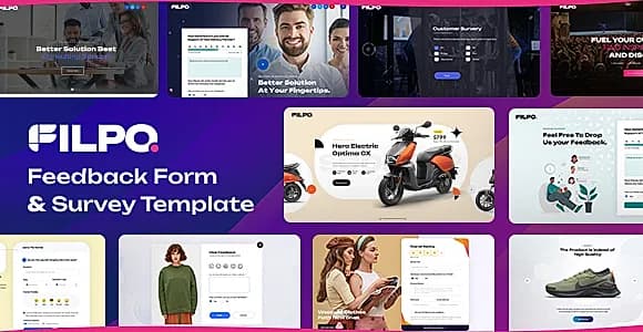 Filpo - Feedback Form & Survey Template