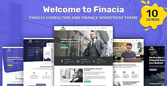 Finacia WordPress Theme