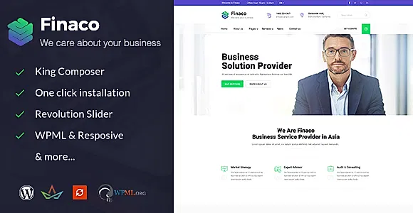 Finaco WordPress Theme