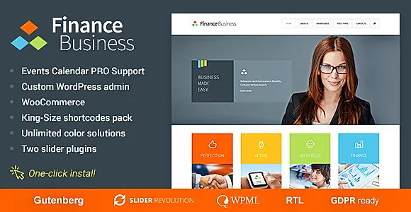Finance Business WordPress Theme