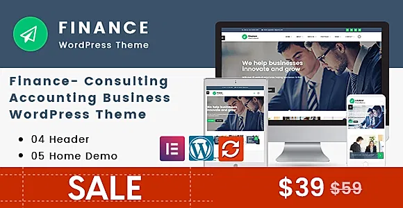 Finance WordPress Theme