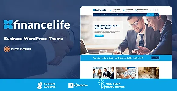 FinanceLife WordPress Theme