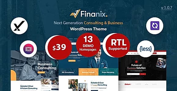 Finanix WordPress Theme