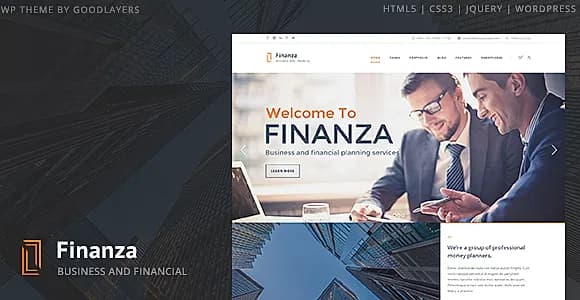 Finanza WordPress Theme