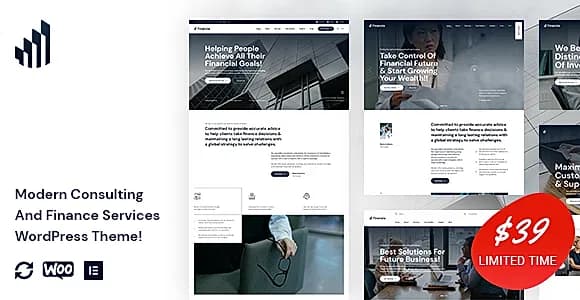 Finanzia WordPress Theme