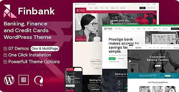Finbank WordPress Theme