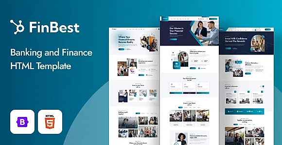 Finbest - Banking and Finance HTML Template