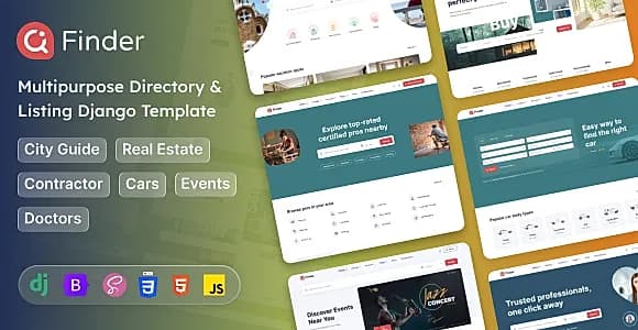 Finder - Django Multipurpose Directory & Listing Template