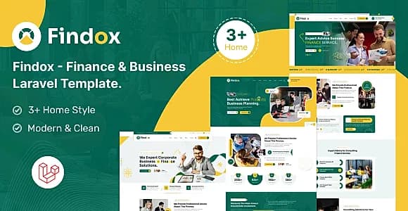 Findox – Finance & Business Laravel Template