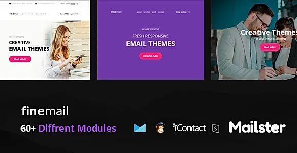 finemail - 60+ Modules + Online Access + Mailster + MailChimp