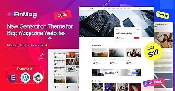 FinMag WordPress Theme
