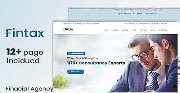 Fintax-Multipurpose Financial template