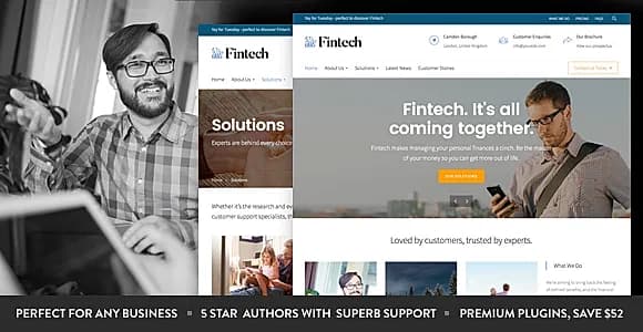 Fintech WordPress Theme