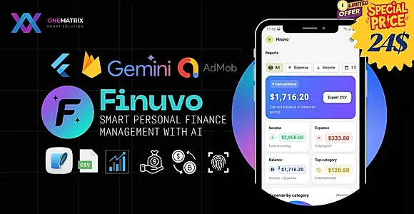 Finuvo - Smart finance manager with AI