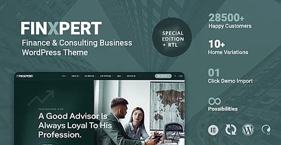 Finxpert WordPress Theme