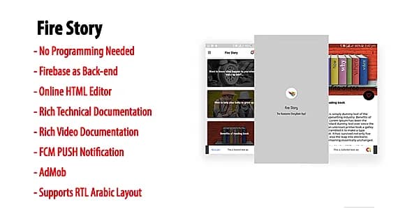 Fire Story | Android Storybook App with Firebase Back-end