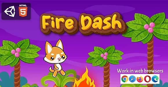FireDash | HTML5 Game | Unity