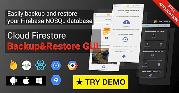 Firestore Backup & Restore GUI