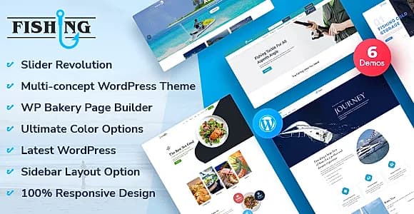 Fishing WordPress Theme