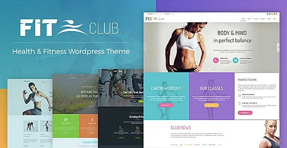 Fitness Club WordPress Theme