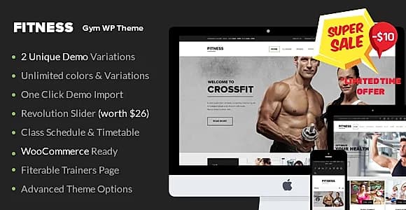 Fitness WordPress Theme