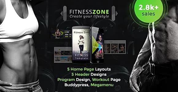 FitnessZone WordPress Theme