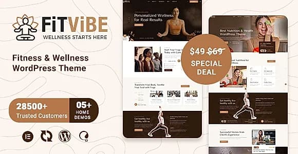 Fitvibe WordPress Theme