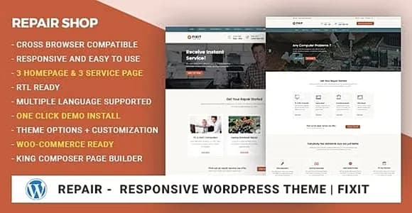 Fixit WordPress Theme