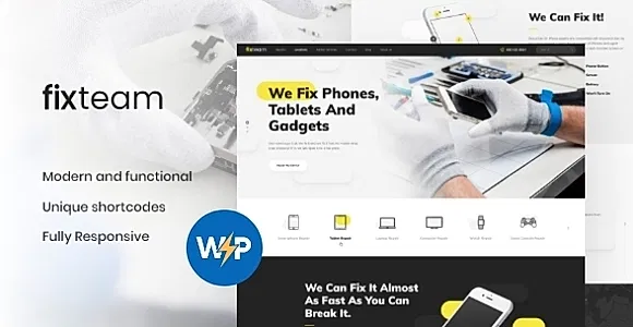 FixTeam WordPress Theme