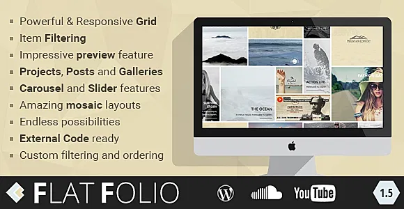 FlatFolio WordPress Plugin