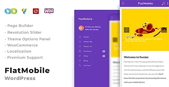 FlatMobile WordPress Theme