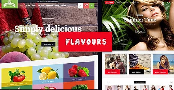 Flavours Fruit Store Ecommerce HTML Template