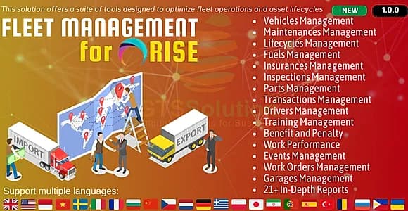 Fleet Management plugin for RISE CRM