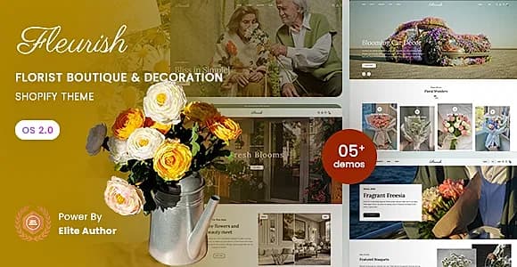 Fleurish - Florist Boutique & Decoration Shopify 2.0 Theme