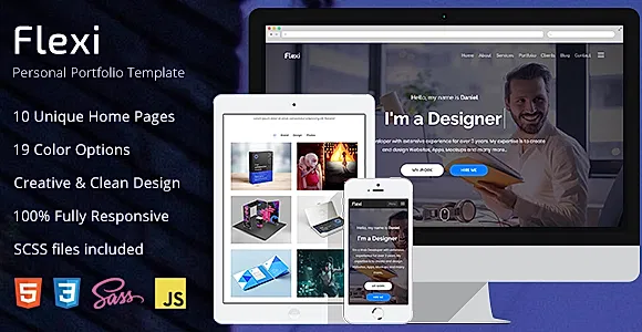 Flexi - Personal Portfolio HTML5 Template