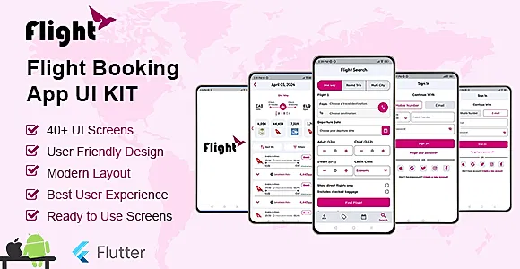 Flight Booking App UI Kit
