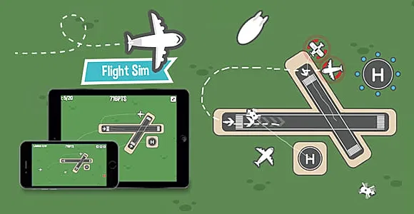 Flight Sim - HTML5 Game